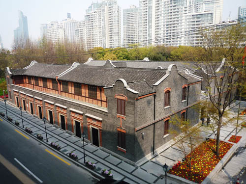 中共二大會址鳥瞰圖