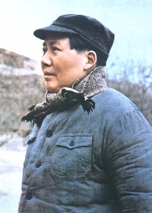 这是转战陕北前夕的毛泽东。