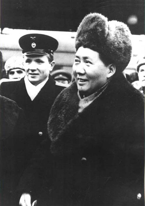 访问苏联期间的毛泽东。（1949年）