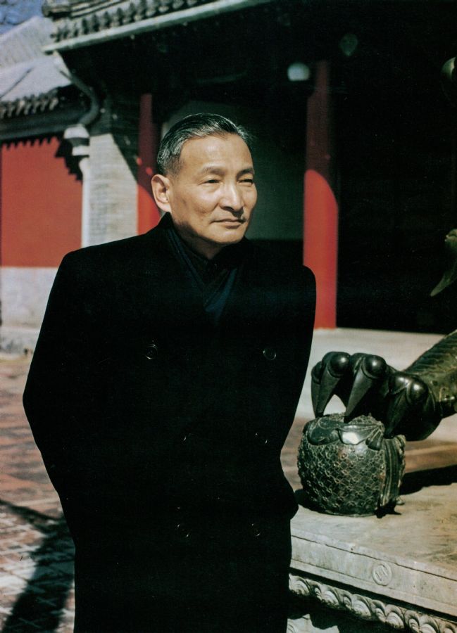 1959年5月15日，陈云在中南海勤政殿。
