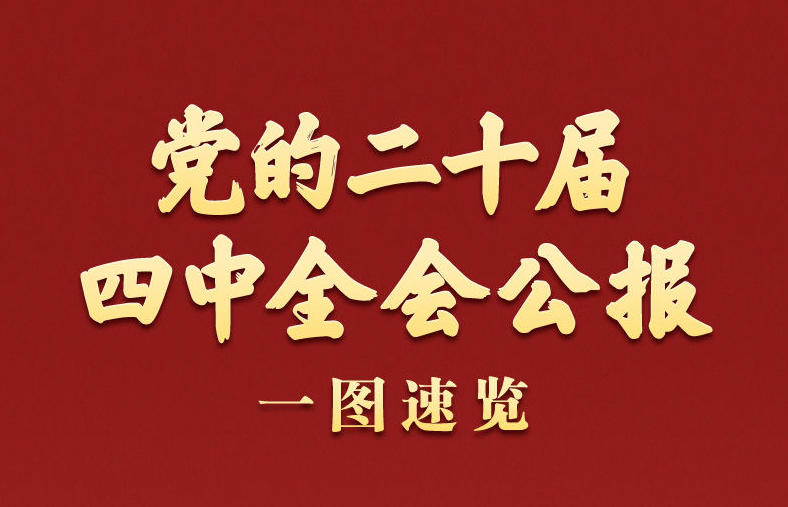 党的二十届四中全会公报一图速览
