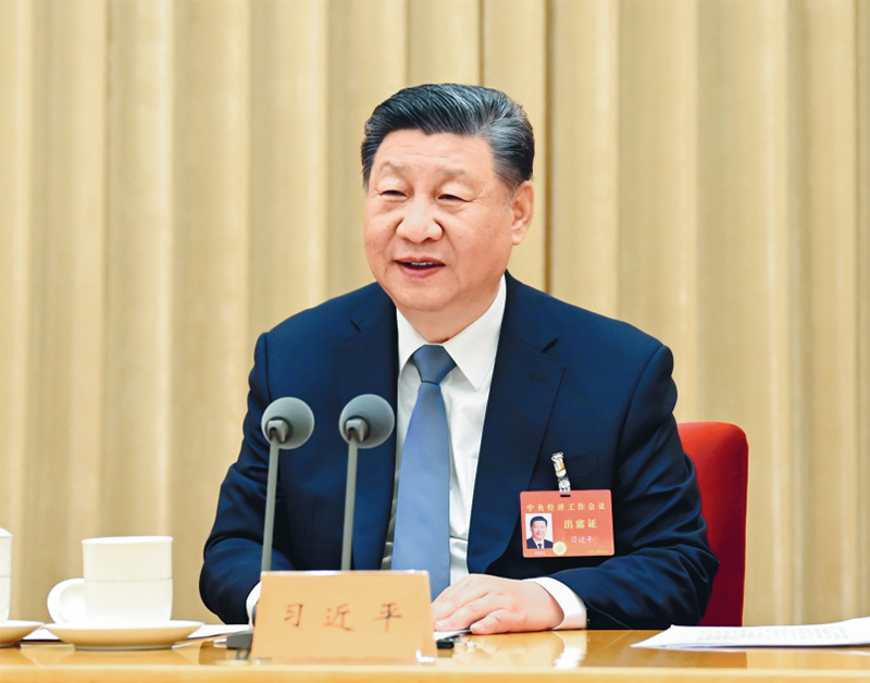 2024年12月11日至12日，中央經濟工作會議在北京舉行。中共中央總書記、國家主席、中央軍委主席習近平出席會議並發表重要講話。 新華社記者 謝環馳/攝